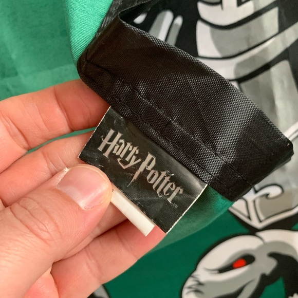 Warner Bros. Harry Potter Slytherin Green and Black Flag - Picture 2 of 2